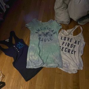 Bundle of tanks/ tee shirt great condition. Xs/ small